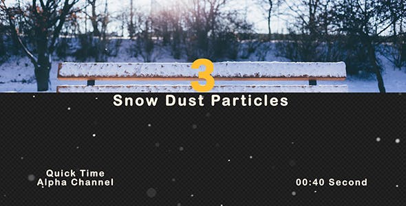 Flying Snow dust Particles - Videohive Download 21031444