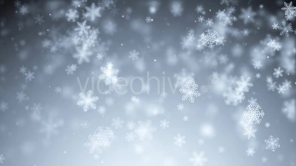 Flying Snowflakes Videohive 21022370 Motion Graphics Image 1