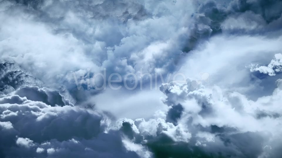 Flying Through a Dark Night Sky With Clouds Videohive 20204594 Motion Graphics Image 3