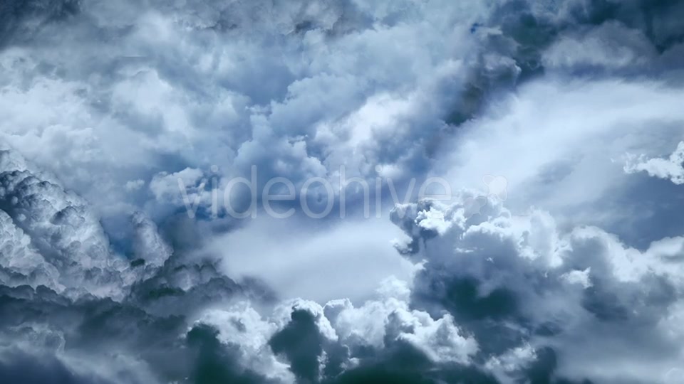 Flying Through a Dark Night Sky With Clouds Videohive 20204594 Motion Graphics Image 7