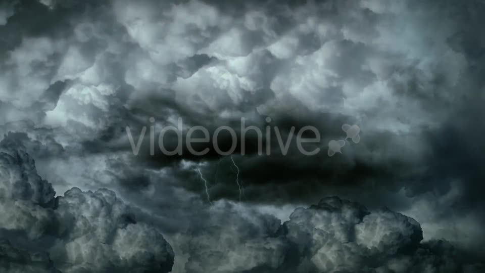 Flying Through a Dark Stormy Sky Videohive 20001130 Motion Graphics Image 1