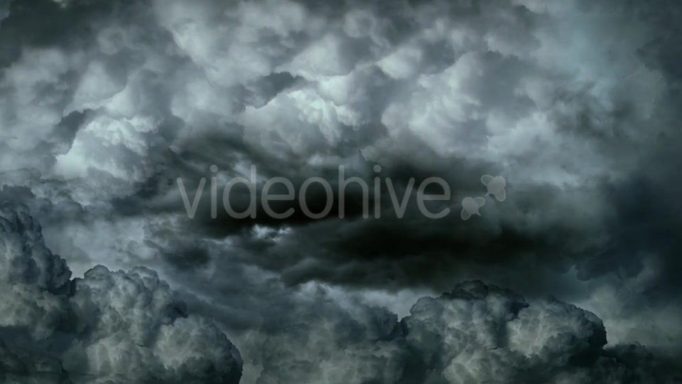 Flying Through a Dark Stormy Sky Videohive 20001130 Motion Graphics Image 2