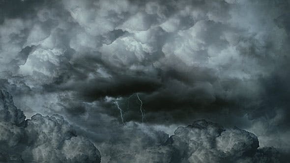 Flying Through a Dark Stormy Sky - Videohive 20001130 Download
