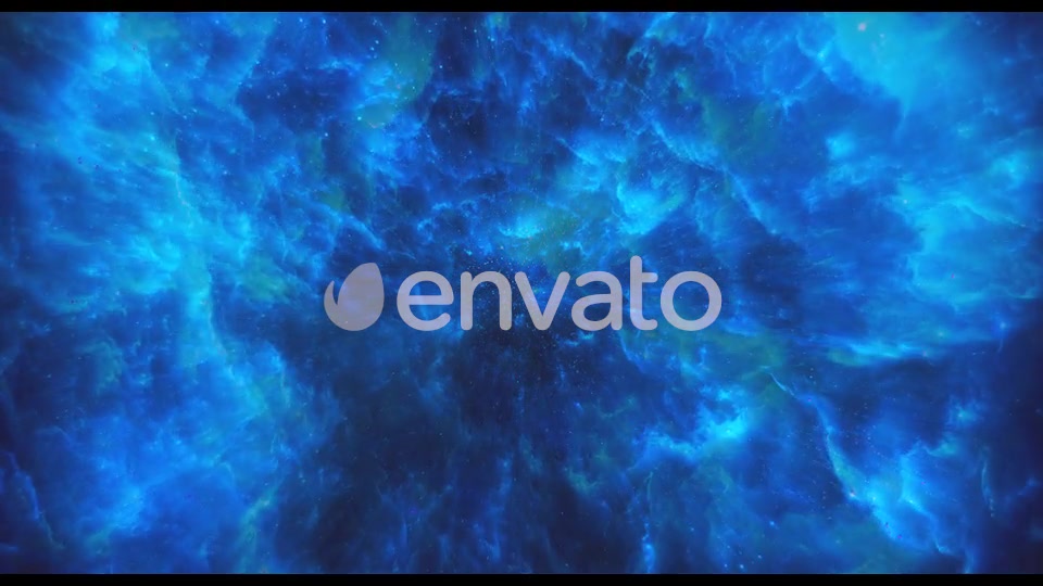 Flying Through Abstract Blue Colorful Nebula Tunnel in Boundless Space Videohive 22354147 Motion Graphics Image 10