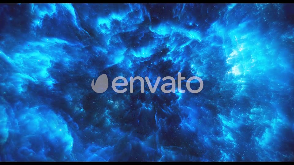 Flying Through Abstract Blue Colorful Nebula Tunnel in Boundless Space Videohive 22354147 Motion Graphics Image 2