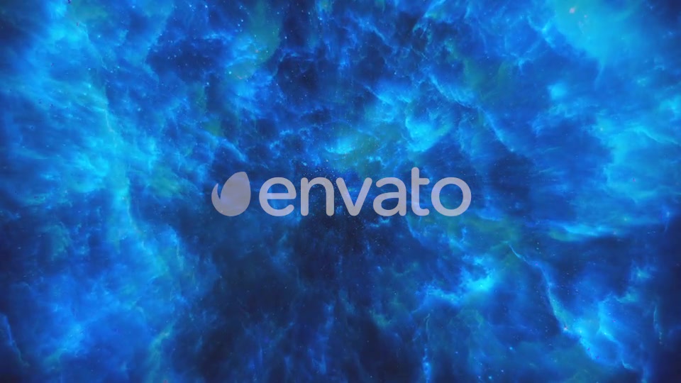 Flying Through Abstract Blue Colorful Nebula Tunnel in Boundless Space Videohive 22372113 Motion Graphics Image 10