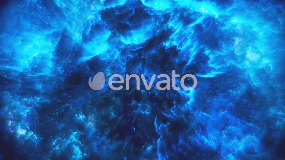 Flying Through Abstract Blue Colorful Nebula Tunnel in Boundless Space Videohive 22372113 Motion Graphics Image 3