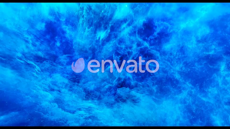 Flying Through Abstract Blue Colorful Space Nebula Videohive 22129894 Motion Graphics Image 1