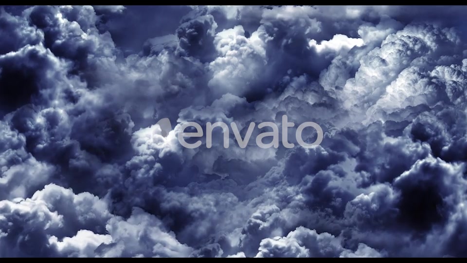 Flying Through Abstract Clouds with Light Rays Videohive 21658594 Motion Graphics Image 10