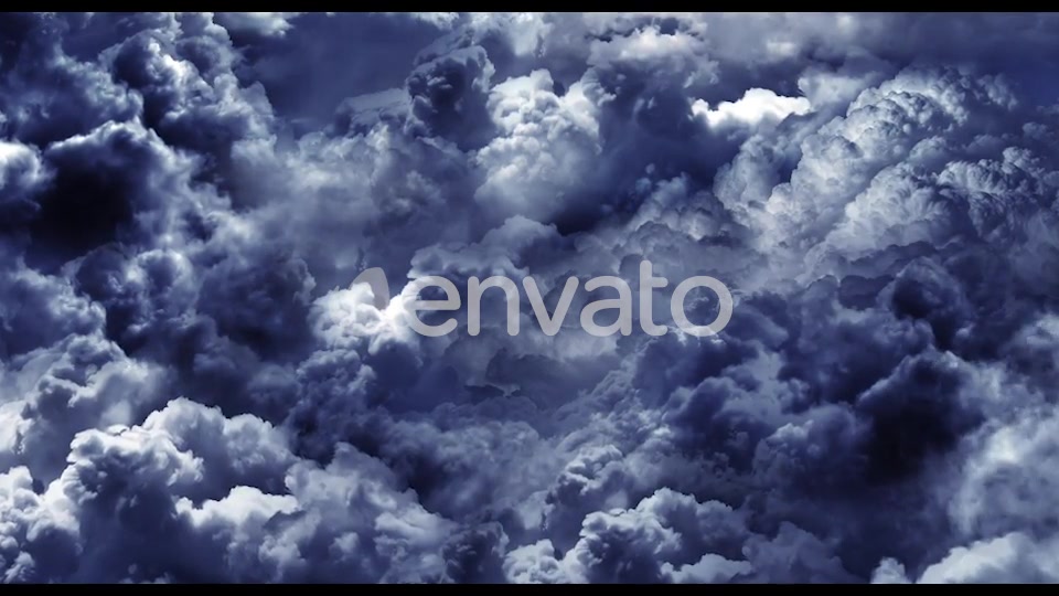 Flying Through Abstract Clouds with Light Rays Videohive 21658594 Motion Graphics Image 9