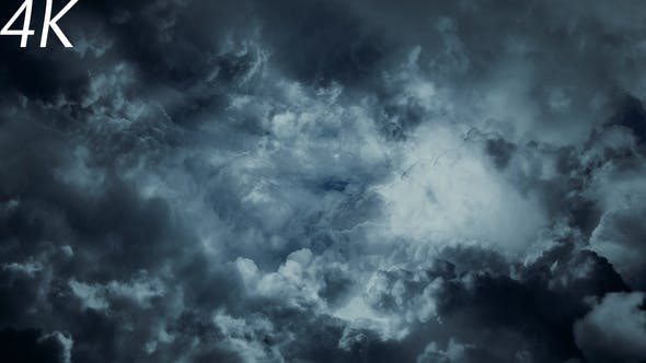 Flying Through Abstract Dark Clouds - Download 22382023 Videohive
