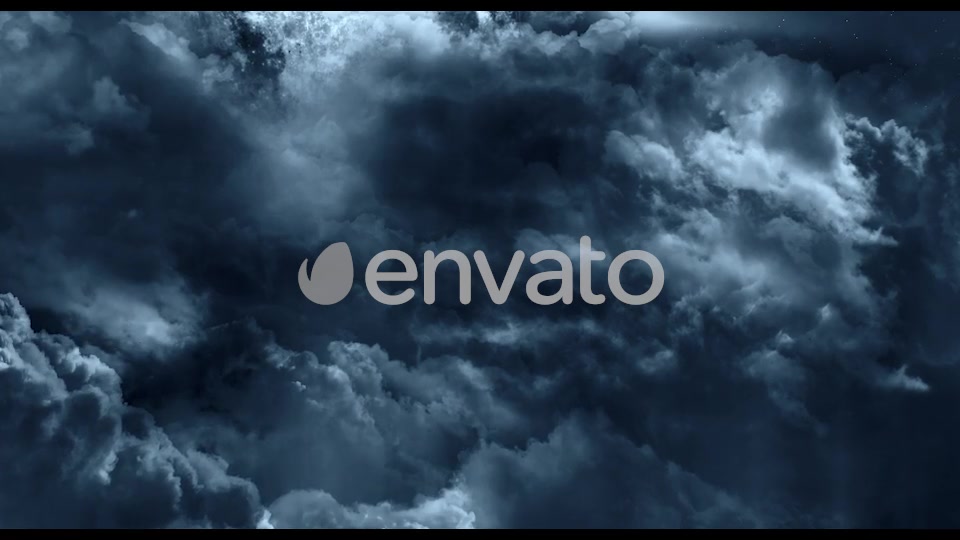 Flying Through Abstract Dark Clouds to Big Moon Videohive 22118544 Motion Graphics Image 10