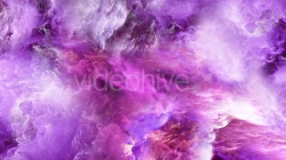 Flying Through Abstract Purple Pink Nebulae in Space Videohive 20580808 Motion Graphics Image 1