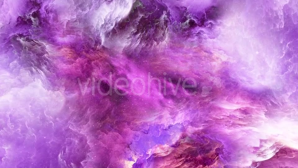 Flying Through Abstract Purple Pink Nebulae in Space Videohive 20580808 Motion Graphics Image 2