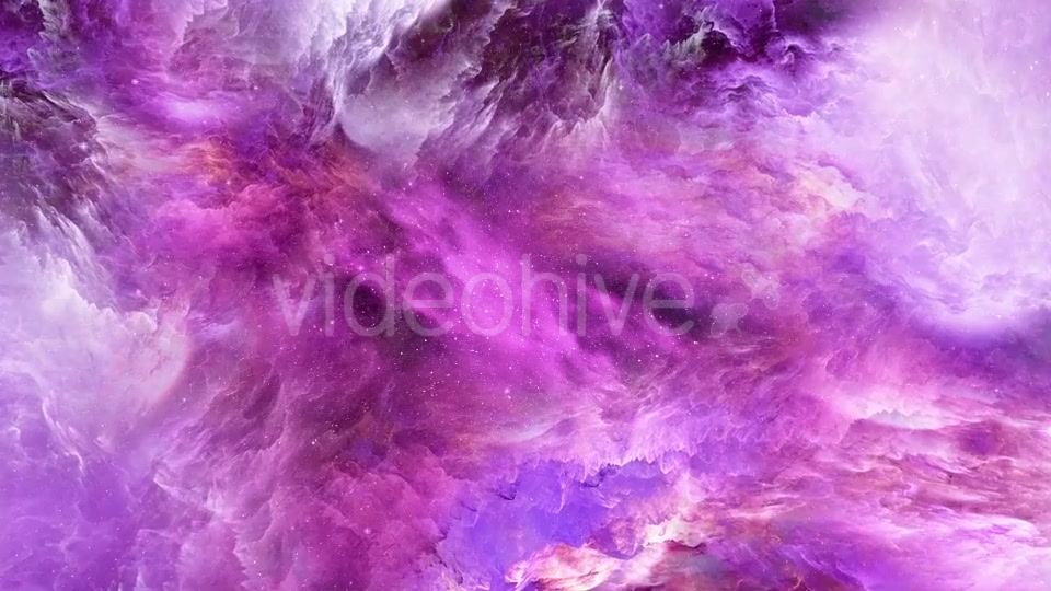 Flying Through Abstract Purple Pink Nebulae in Space Videohive 20580808 Motion Graphics Image 3