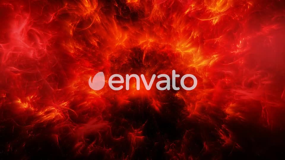 Flying Through Bright Red Space Nebula Videohive 23282458 Motion Graphics Image 1