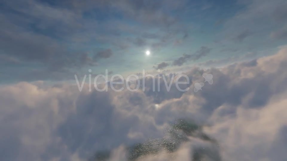 Flying Through Clouds 4K Videohive 21449592 Motion Graphics Image 3