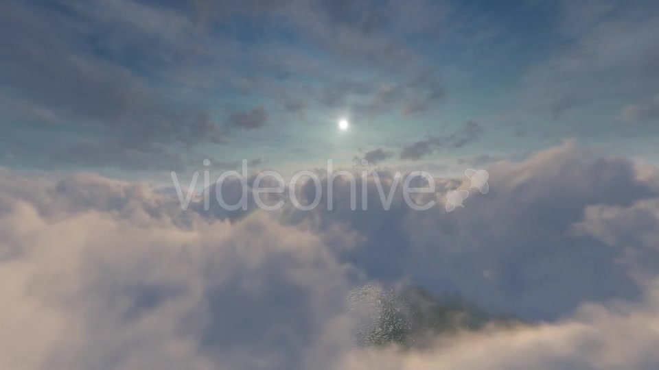 Flying Through Clouds 4K Videohive 21449592 Motion Graphics Image 4