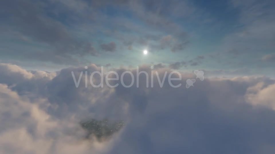 Flying Through Clouds 4K Videohive 21449592 Motion Graphics Image 5