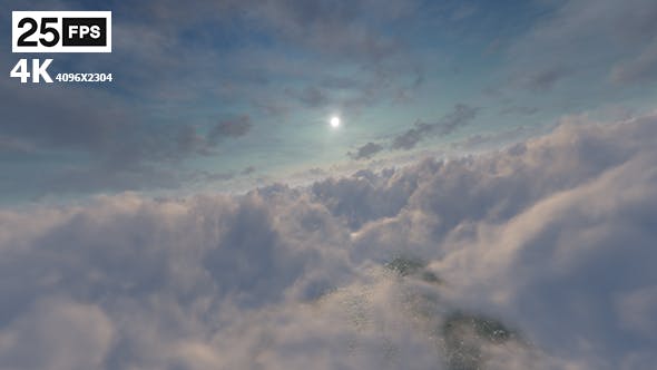 Flying Through Clouds 4K - 21449592 Download Videohive
