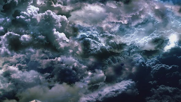 Flying Through Dark Clouds - 20267843 Download Videohive