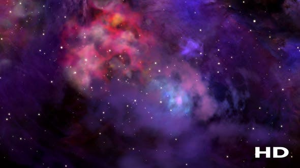 Flying Through Outer Space - 21436376 Videohive Download