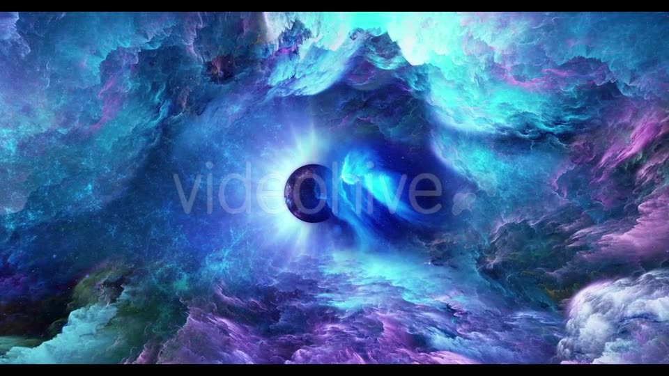 Flying Through Space Nebulae to the Planet Videohive 20591773 Motion Graphics Image 2