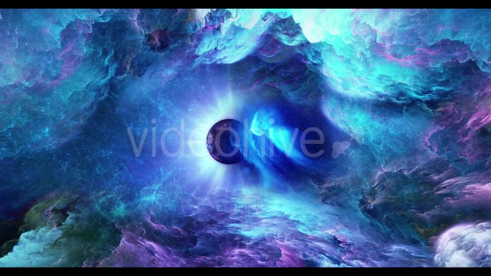 Flying Through Space Nebulae to the Planet Videohive 20591773 Motion Graphics Image 3