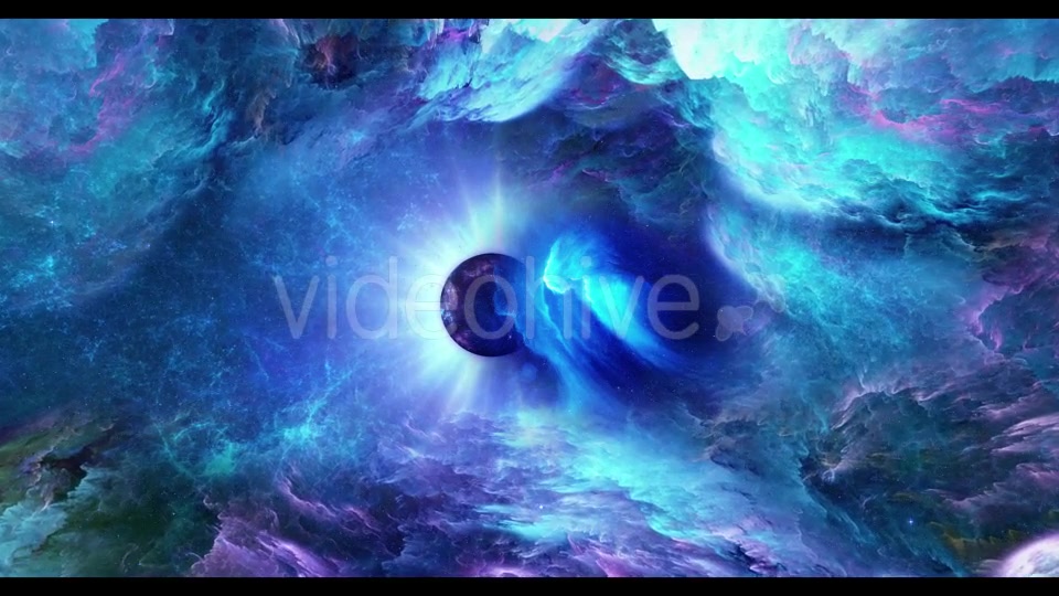 Flying Through Space Nebulae to the Planet Videohive 20591773 Motion Graphics Image 4