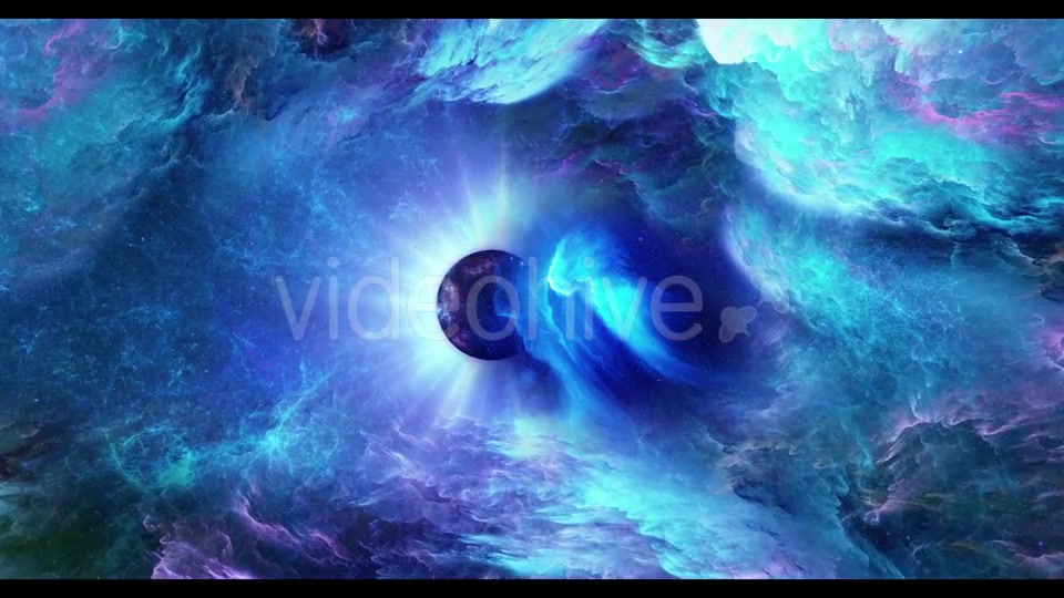 Flying Through Space Nebulae to the Planet Videohive 20591773 Motion Graphics Image 5