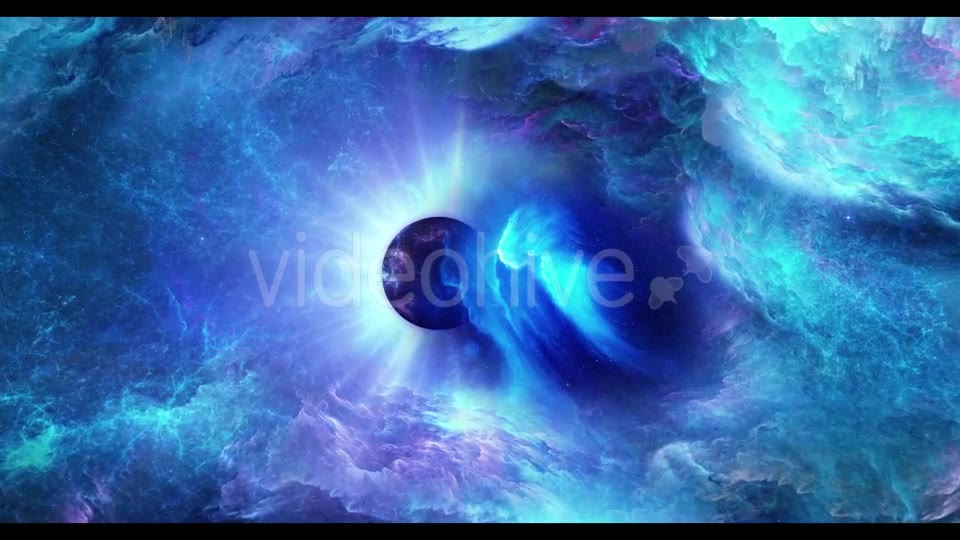 Flying Through Space Nebulae to the Planet Videohive 20591773 Motion Graphics Image 7