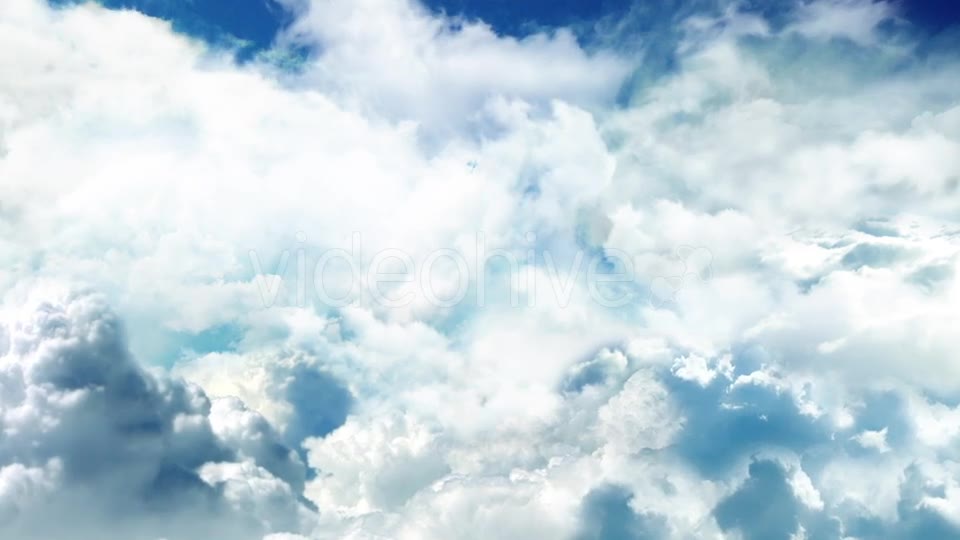 Flying Through the Bright Cloudy Sky Videohive 20248394 Motion Graphics Image 2