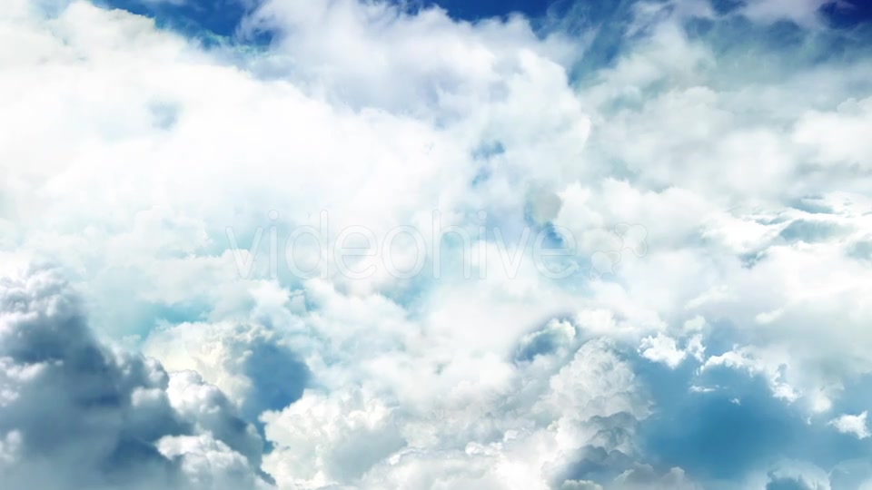 Flying Through the Bright Cloudy Sky Videohive 20248394 Motion Graphics Image 3