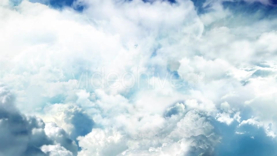 Flying Through the Bright Cloudy Sky Videohive 20248394 Motion Graphics Image 4