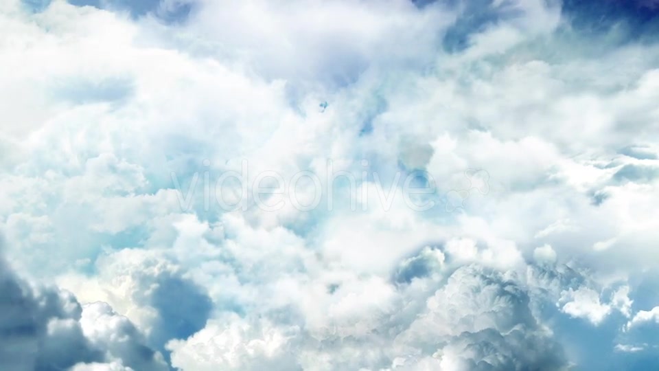 Flying Through the Bright Cloudy Sky Videohive 20248394 Motion Graphics Image 5