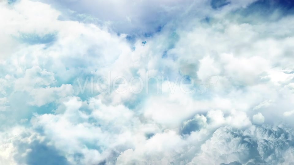 Flying Through the Bright Cloudy Sky Videohive 20248394 Motion Graphics Image 8