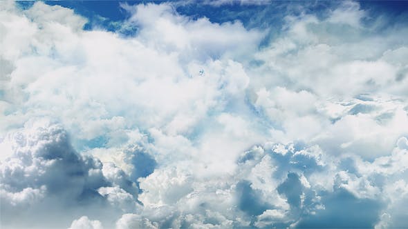 Flying Through the Bright Cloudy Sky - 20248394 Download Videohive