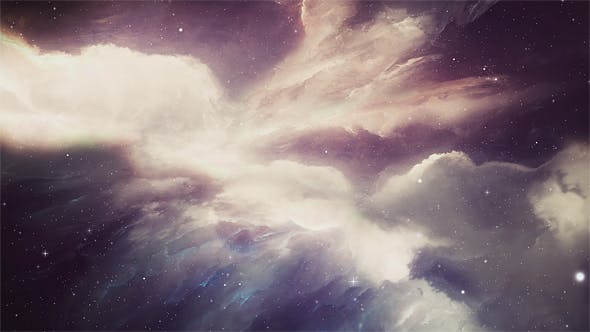Flying Through the Bright Space Nebula - 18859185 Download Videohive