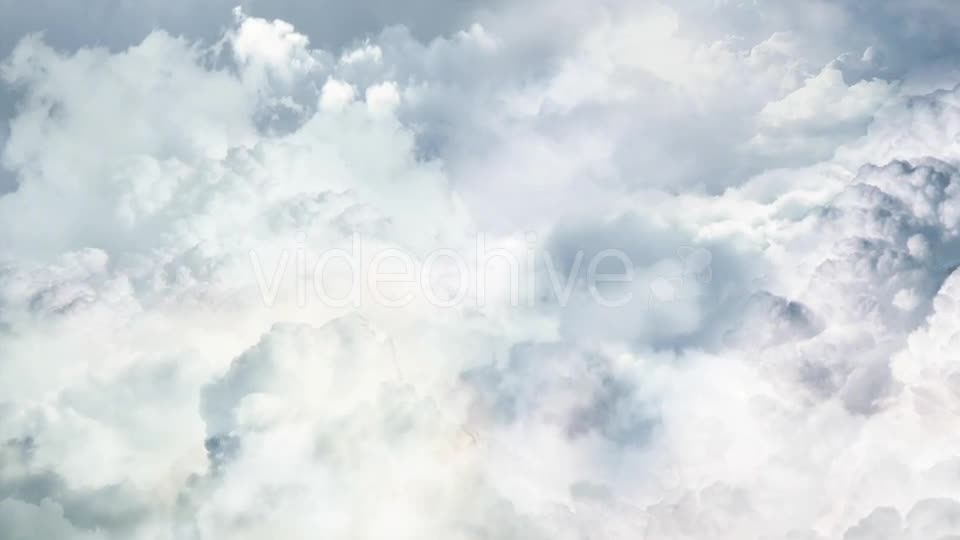 Flying Through the Cloudy Sky Videohive 18367257 Motion Graphics Image 1