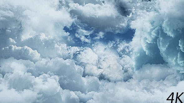 Flying Through White Clouds - Videohive 20435899 Download