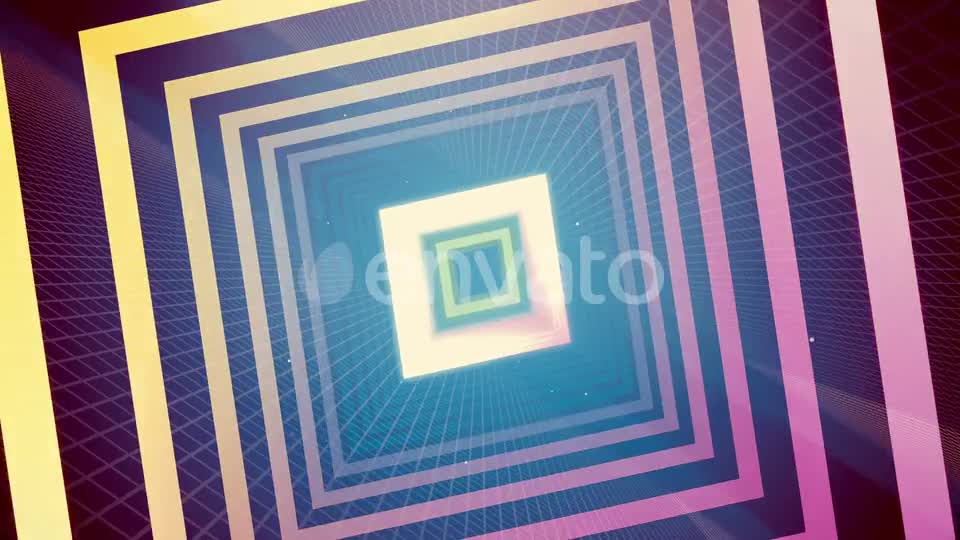 Flying Tunnel Geo Light Retro 10 HD Videohive 23518932 Motion Graphics Image 1