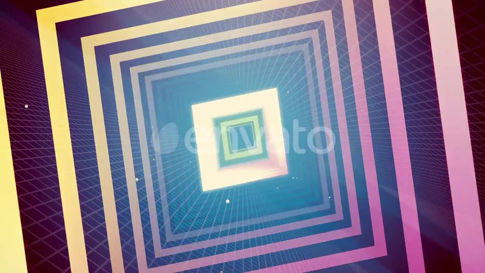 Flying Tunnel Geo Light Retro 10 HD Videohive 23518932 Motion Graphics Image 6