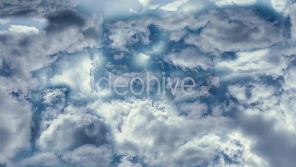 Flying With A Spin Through Clouds Videohive 19122457 Motion Graphics Image 1