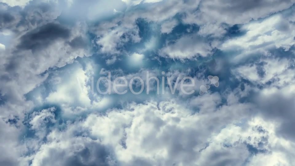 Flying With A Spin Through Clouds Videohive 19122457 Motion Graphics Image 2