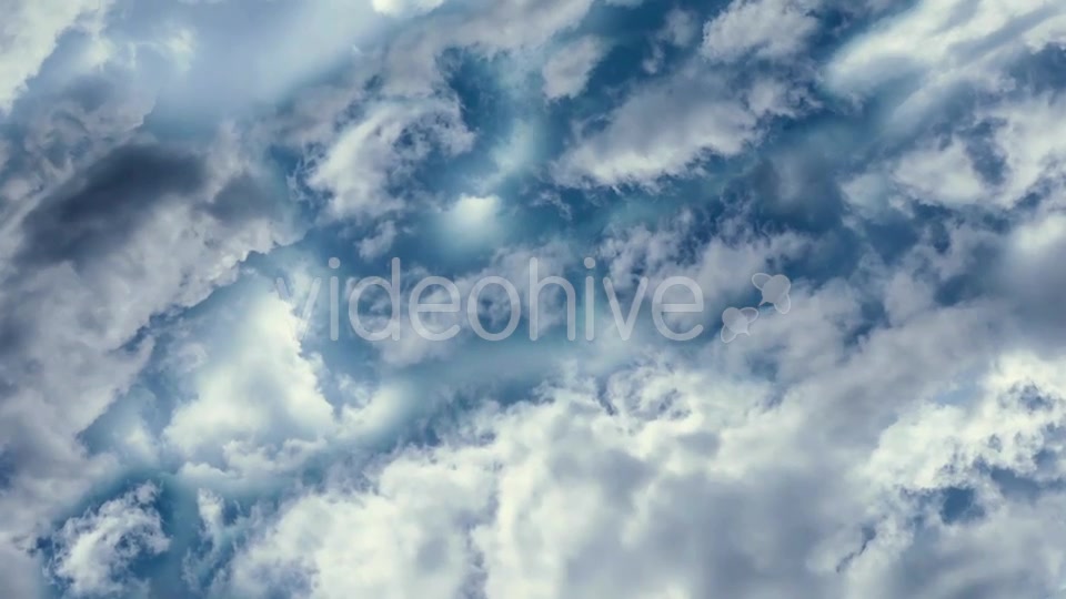 Flying With A Spin Through Clouds Videohive 19122457 Motion Graphics Image 3