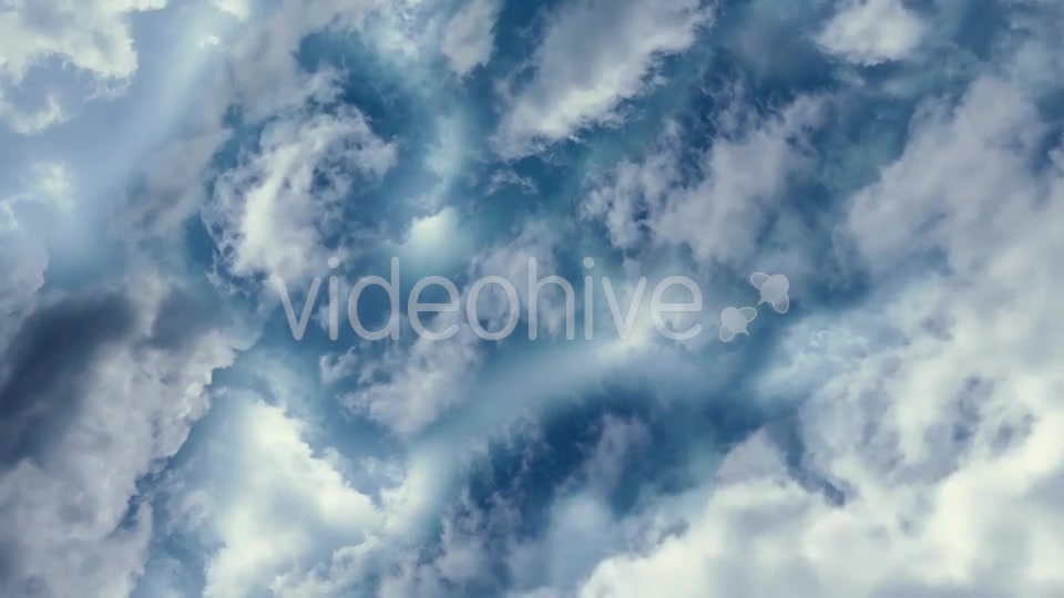 Flying With A Spin Through Clouds Videohive 19122457 Motion Graphics Image 5