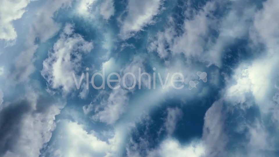 Flying With A Spin Through Clouds Videohive 19122457 Motion Graphics Image 6