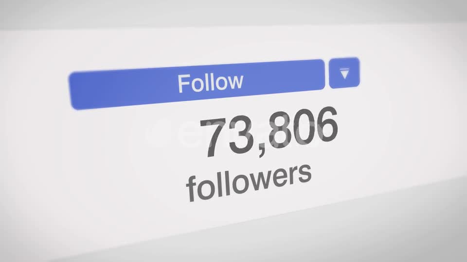 Followers Counter Bar Videohive 22647079 Motion Graphics Image 1