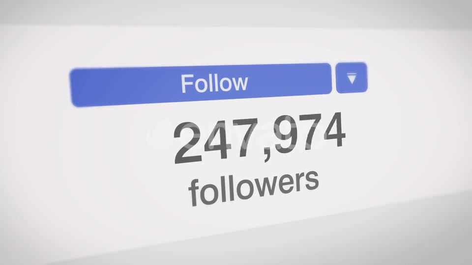 Followers Counter Bar Videohive 22647079 Motion Graphics Image 2