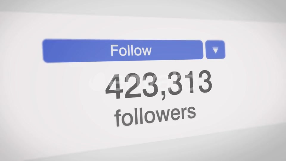 Followers Counter Bar Videohive 22647079 Motion Graphics Image 3